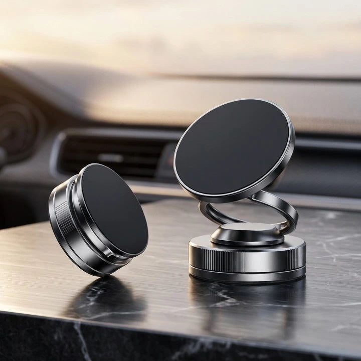 Vacuum Adsorption Magnetic Mobile Phone Holder & 360° Rotatable Car Mount Bracket | Mobile Holder For Car | Self-Adhesive Magnetic Mobile Holder Rs 410