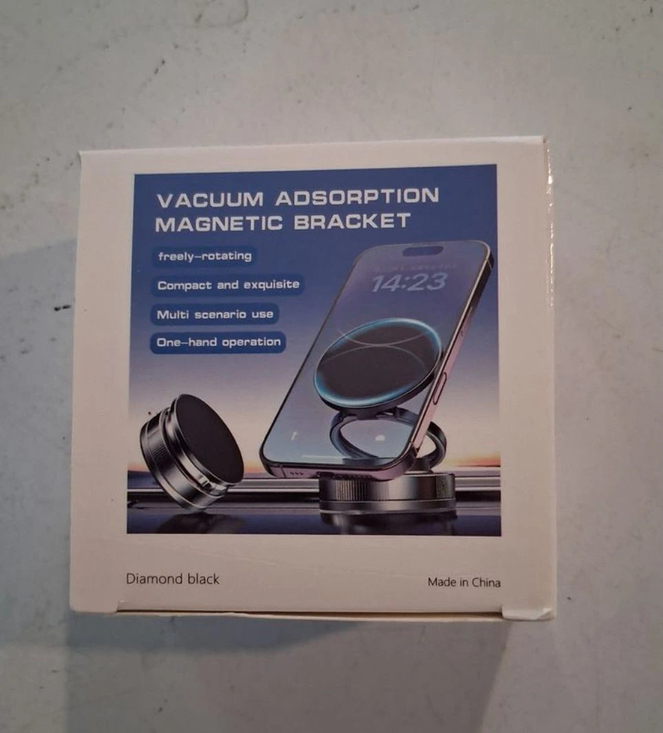 Vacuum Adsorption Magnetic Mobile Phone Holder & 360° Rotatable Car Mount Bracket | Mobile Holder For Car | Self-Adhesive Magnetic Mobile Holder Rs 410